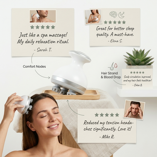 Cordless Scalp Pulse Massager